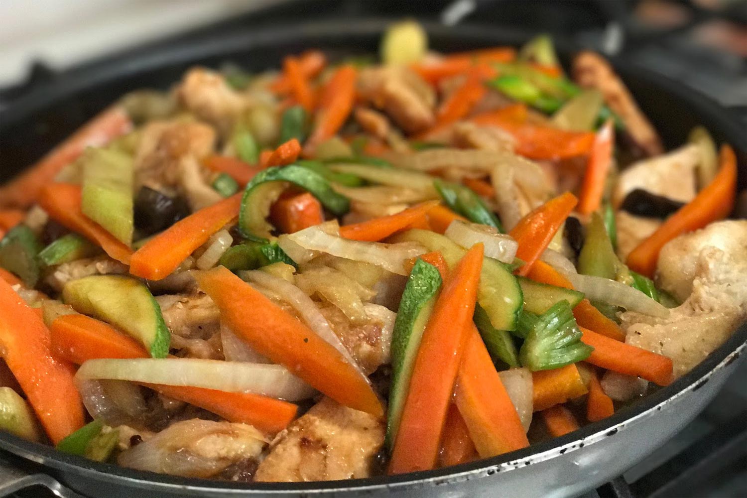 Arriba 59+ imagen pollo con vegetales chino receta