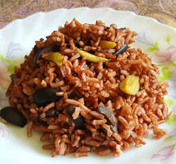 Arroz con aceitunas