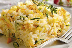 Arroz con calabacín