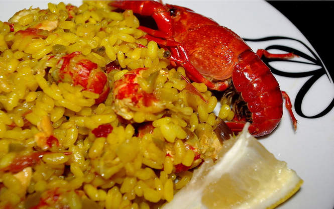 Arroz con cangrejo