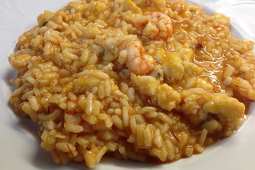 Arroz con gambas en thermomix