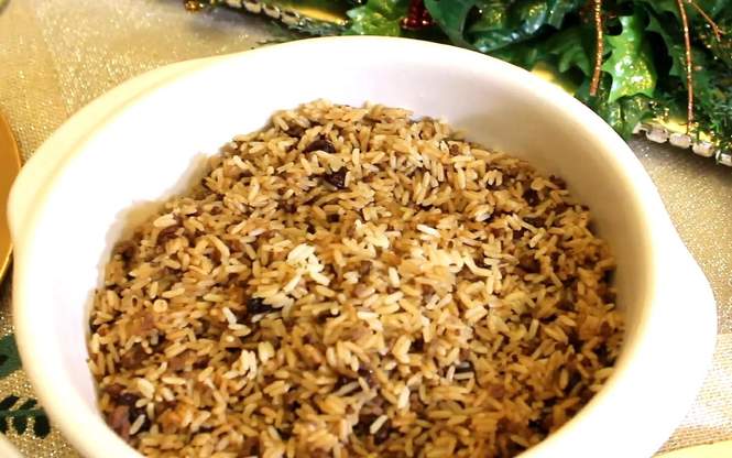 Arroz con nueces