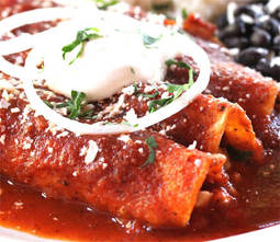 Enchiladas de pollo