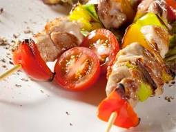 Brochette de pollo