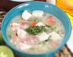 Ceviche de pescado ecuatoriano