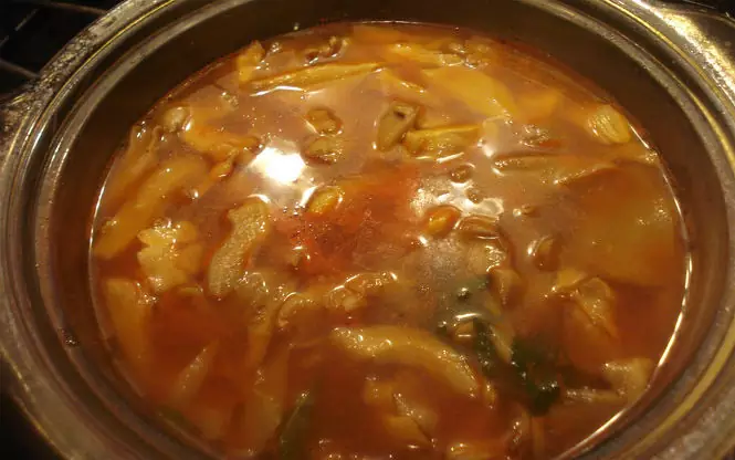 Sopa de setas 