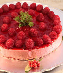 Cheesecake de frambuesa