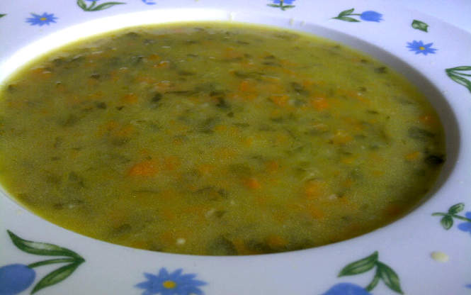 Sopa de lechuga