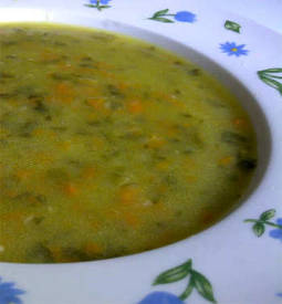 Sopa de lechuga