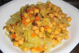 Garbanzos con berza