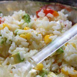 Ensalada de arroz con choclo