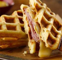 Waffles salados